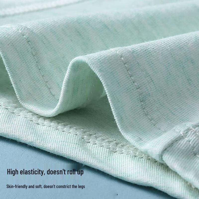 FitonTon Teen Boys' Pure Cotton Antibacterial Boxer Briefs 4-Pack