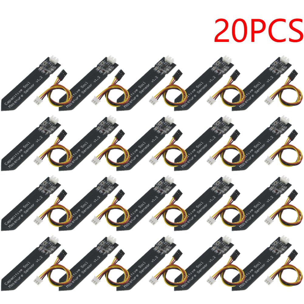 Capacitive Soil Moisture Sensor Module Wide Voltage 3.3V Corrosion Resistant W/ Gravity for Arduino Soil Moisture Sensor Board