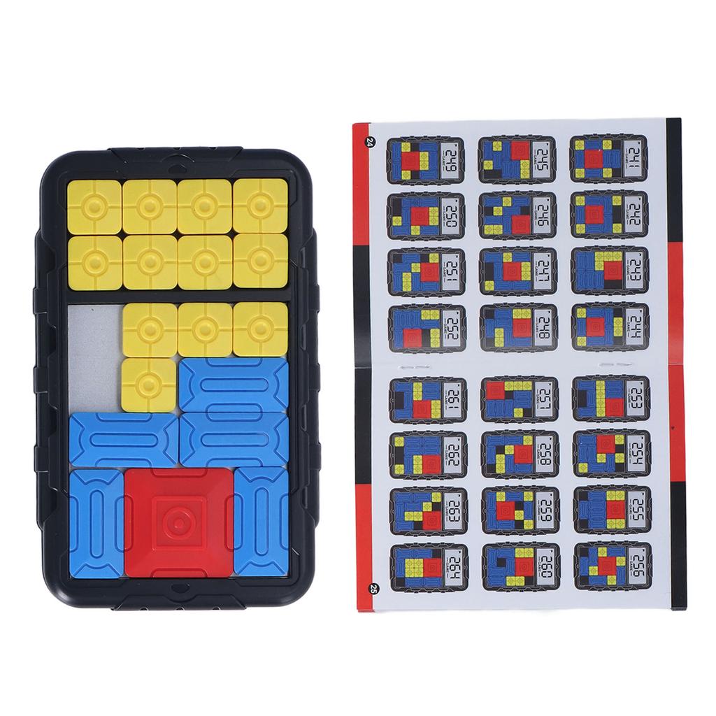Kids Sliding Puzzle Board Develop Logical Thinking Challenges Handheld Puzzles Toy for Children