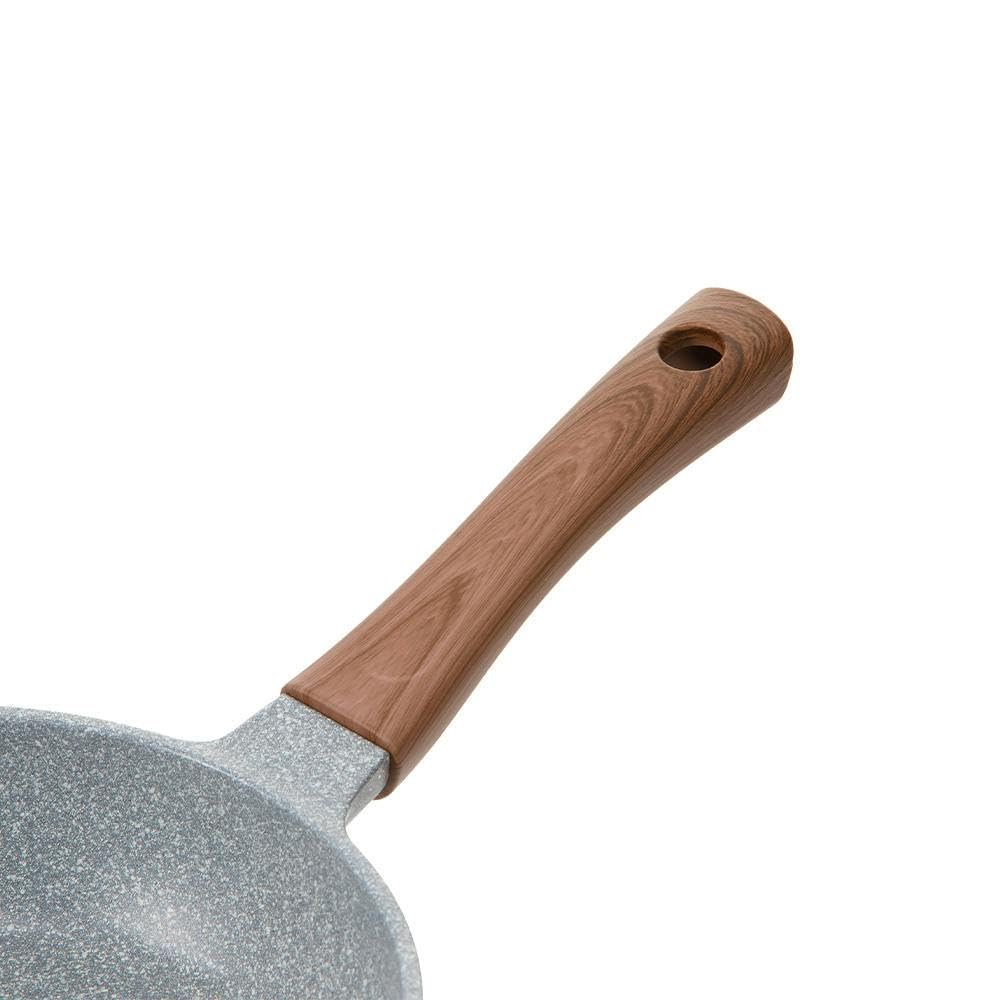 CAINZ IH Compatible Stone Marble Frying Pan, 20cm