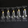 1Pc 200To500Ml Creative Clear Artificial Fake Light Bulb Shaped Bottle Can Emit Light Drink Cup Juice Bottle Party Decor