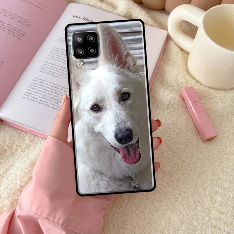 Tegneserie Schæferhund Deksel For Samsung Galaxy A54 A34 A14 A13 A12 A22 A32 A52 A72 A51 A71 A53 A52S Bakdeksel