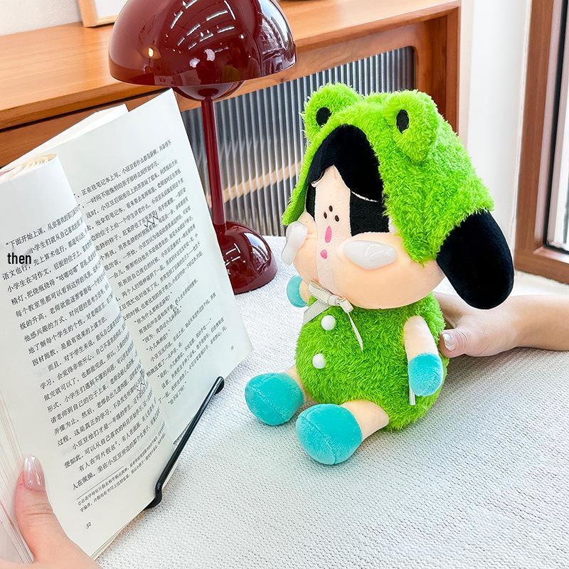 Cross-border Cartoon Crying Plush Doll: Cute Style Keychain Bag Pendant Gift
