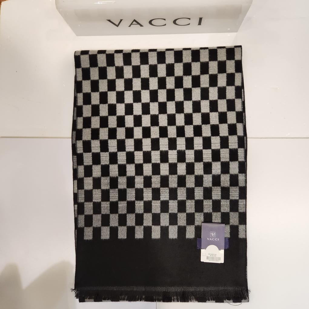 Herren Winter Rayon 80% Polyester 20% Farbe Schwarz Grau Weiß Gemischt Block Karomuster Langer Schal VM1N4BR201K