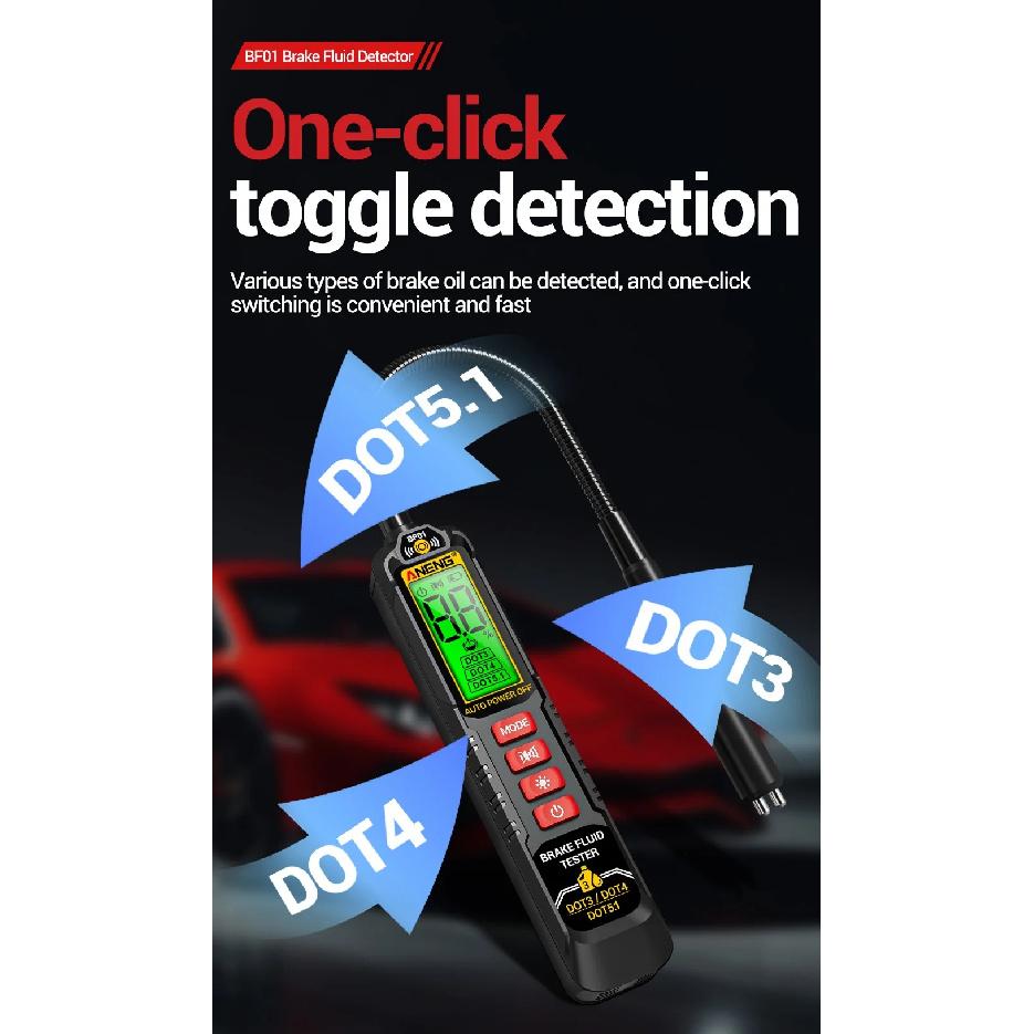 Brake Fluid Tester Oil Quality Check Detector ANENG BF01 Universal Brake Liquid Digital Vehicle Auto Brake Oil Tester Tools