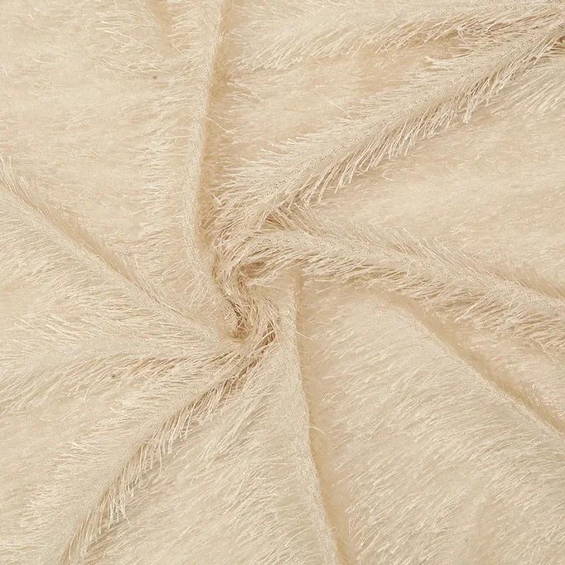 1 Yard Velvet Tassel Feather Mesh Fabric for Diy Sewing, Party Stage Performance, Background Fabric, and Display Tablecloth