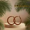 Large Hoop Earrings for Women Vintage Versatile Trendy Design