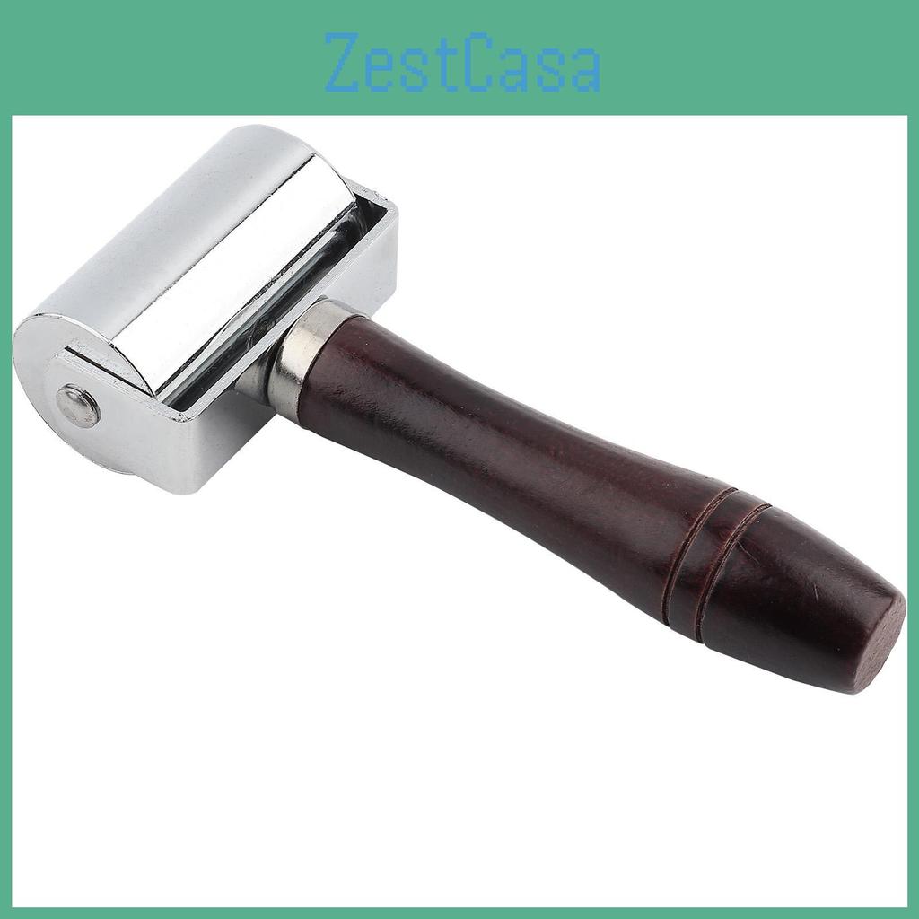 Diy Edge Roller Leather Press Leather Rolling Wheel Glue Laminating Roll Tool 60mm