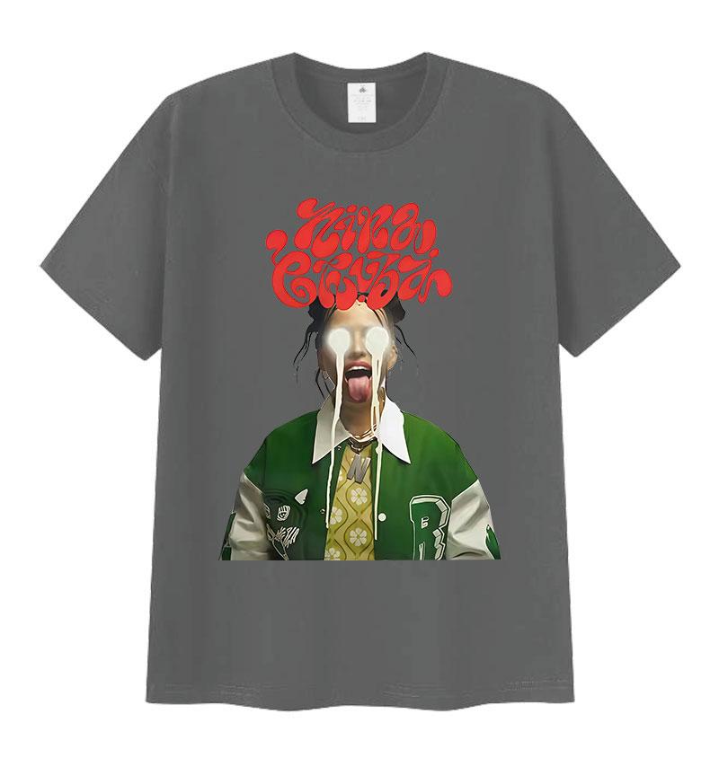 Nina Chuba Arena Album 2025 Merch T Shirt Men Women Fashion Vintage Short Sleeve T-shirts Hip Hop Oversized Cozy Cotton T-shirt