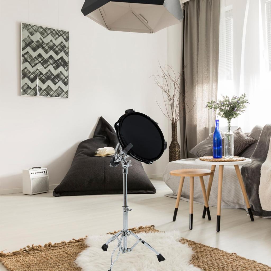 OFFSCH Premium Drum Practice Quiet Drum Compatible with Electronic Practice Mat for For Percussion Instrument Diameter Pad, Pad, Drums, Roll-Up Drums,