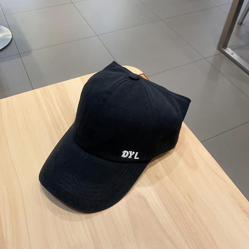 Baseball Cap Simple With Solid Color Design And Letter Decoration For Wear Daily