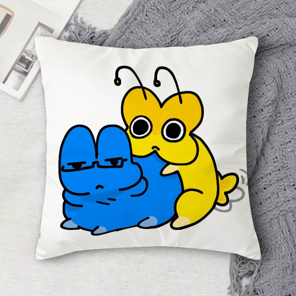 Funny Bfb X And Four Double-Sided Printed Square Decorative Cushion Cover For Sofa Living Room Home Decor
