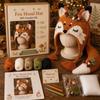 With Step-by-Step Guide Hood Hat Crochet Kit Animal Hood Hat Crochet Kit  for Adults&Kids Gift