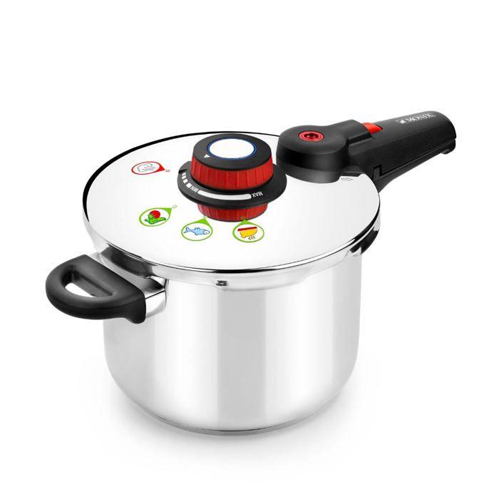 Marmite Express - Monix - M790002 - Stainless Steel - 6 L - Heat-resistant Bakelite Handle