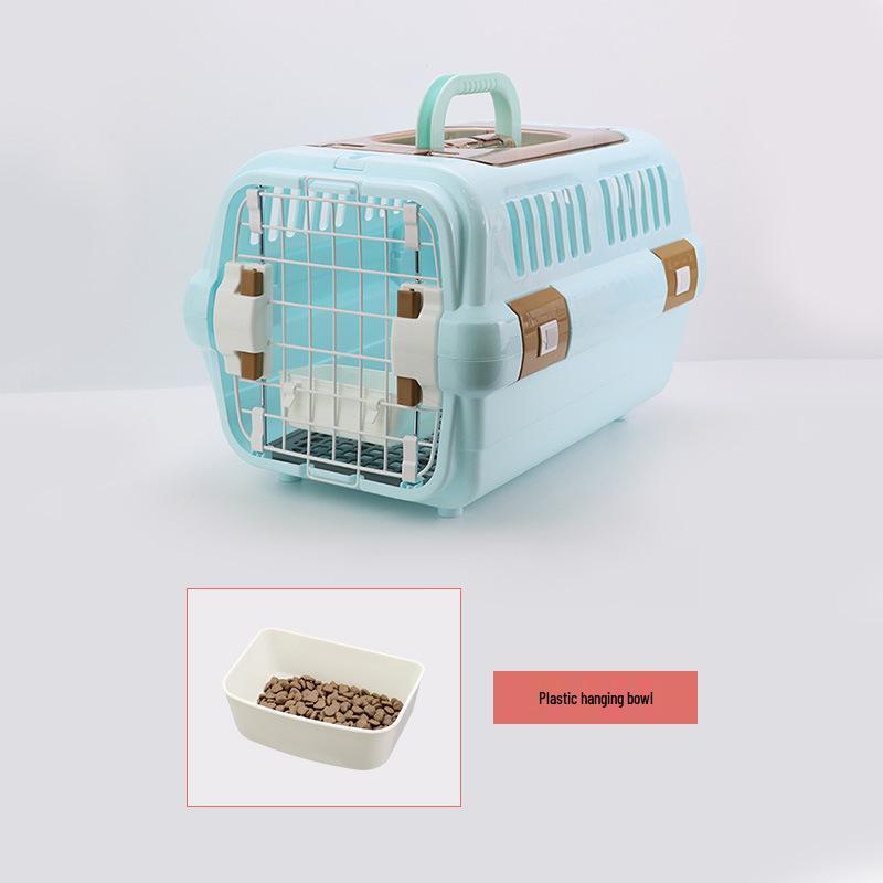 Portable Pet Travel Crate: Breathable, Handheld Carrier for Cats & Dogs