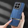 Luxury Leather Slim Phone Case For Xiaomi 14T Pro Poco X6 F6 M4 Pro Redmi Note 14 Pro+ 13 Shockproof Soft Bumper Cover