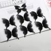 6 Colors 3D Tulle Butterfly Brooch Pins 10Pcs Rhinestone Organza Lapel Pins for Women Fashion Daily Wear Accessory