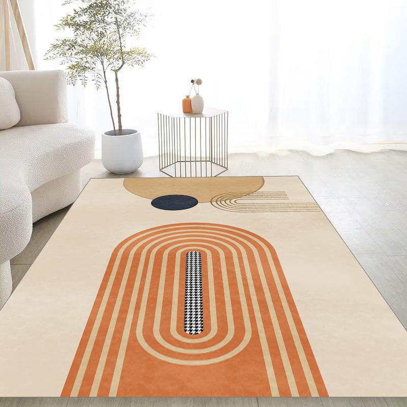 Imitation Cashmere Cream Style Living Room Sofa Coffee Table Rug Winter Thick Bedside Blanket Bedroom Floor Mat
