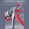 Professional Caulking Applicator Featuring Automatic Cut Off Mechanism Labor Saving Function Compatibility with Round Bagged Adhesives Strong Build