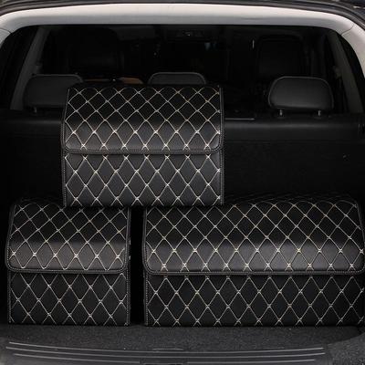 Lederen Auto Kofferbak Opbergorganizer Box