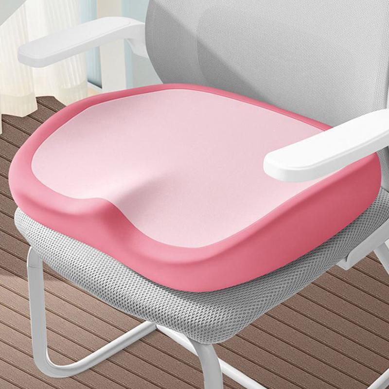 1 Stück Memory-Schaum Sitzkissen für Auto/Bürostuhl Unterstützung mit rutschfester Unterseite Ergonomisches Hüftkomfort-Sitzpolster für langes Sitzen