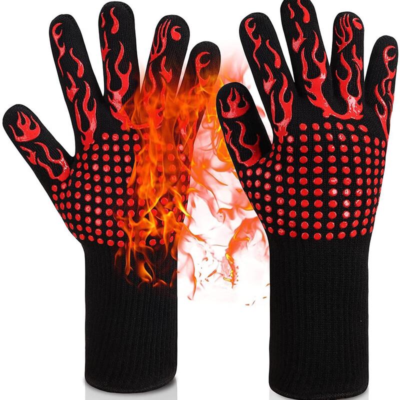 Maihan Heat-Resistant Aramid BBQ Gloves One Size