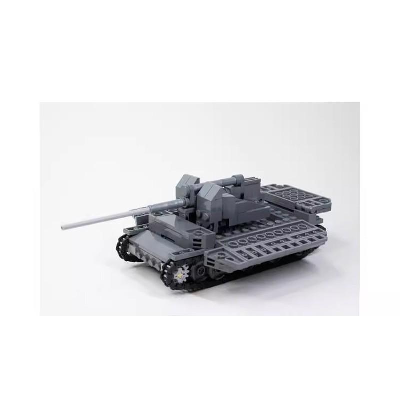 IVc Tank Strv 103 Tank Combat Vehicle Building Block Gift DIY Assembled Model Compatible with LEGO