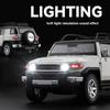 1/24 Scale TOYOTA FJ Cruiser Off-Road SUV Alloy Metal Diecast Model Car High Quality Decorative Trendy Ornaments Gifts Box for Friend