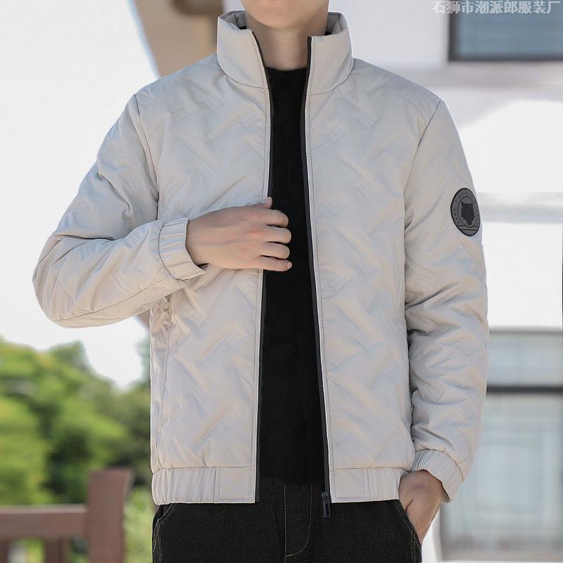 New Winter Feather Rong Padded Jacket Youth Jacket Men's Padded Jacket Slim-fit Short Men's Padded Jacket Men's