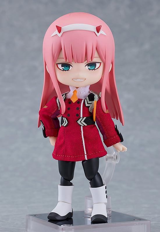 Nendoroid Doll Darling in the Franxx Zero Two and Plastic Painted Movable Figure Non-scale Cloth, Magnet,