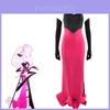 Hazbin Hotel Angel Cosplay Costume Singer Stage Dress For Fantasy Role Play