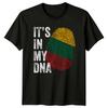 Its In My DNA Lithuania Countries Unisexs TShirt Unisexs Tee Graphic Top