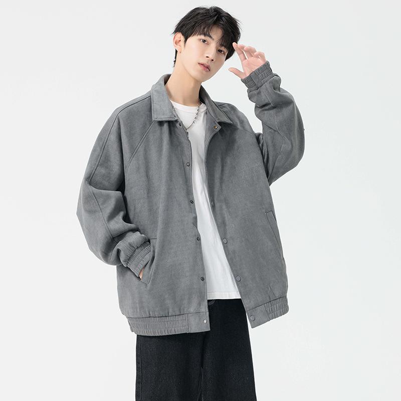 

Весенне-осенняя верхняя мужская новая модная простая универсальная повседневная свободная куртка-фрак мужская верхняя 8XL