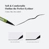 Waterproof Liquid Eyeliner Smudge-Proof & Transfer-Resistant Long-Lasting Appearance Green Eyeliner Black
