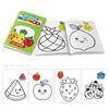 1SET Coloring Book A4 Russian Original Cute Pattern Painting Book Early Education Fun Graffiti Glue Coloring Book