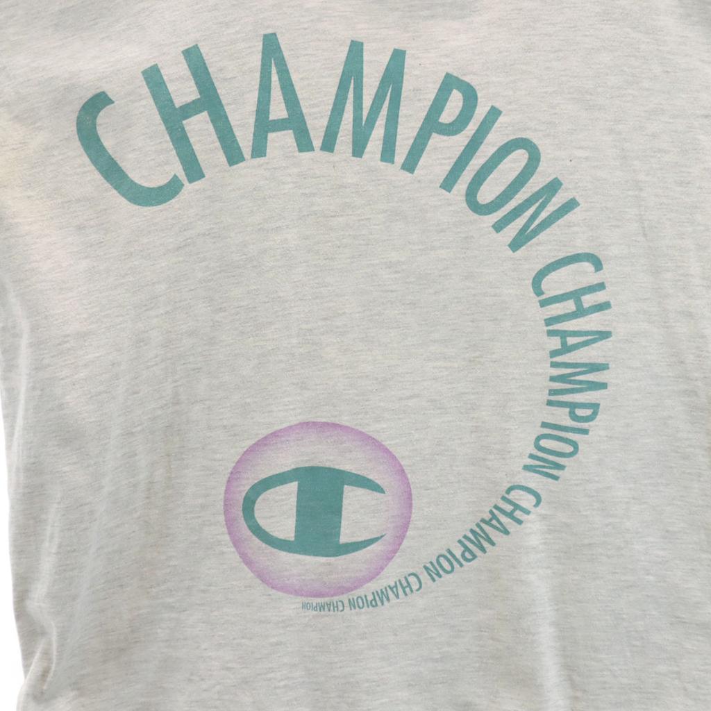 Champion Short Sleeve T-shirt XL Light Gray Men's Used