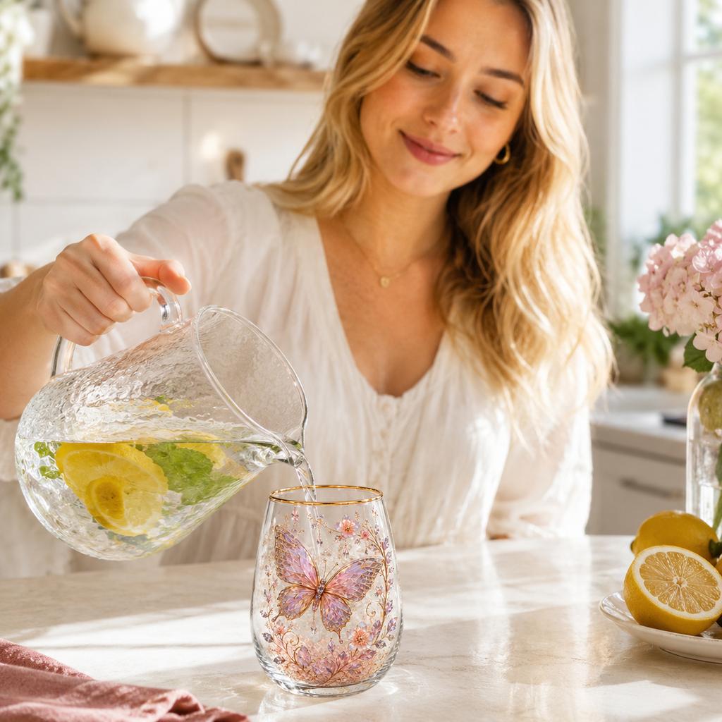 Funny Glass Cup - Novelty Drinking Glass with Design, Perfect for Coffee, Tea, at Home or Party
