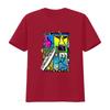 T-shirt Vintage Ocean Pacific da Uomo Anni '80 Originale Surfer Stampa Artistica Colorata Stile Retro vintage Lavata abbigliamento firmato
