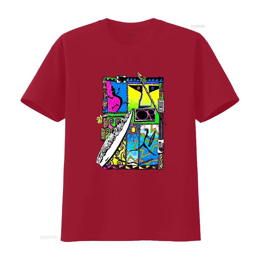 T-shirt Vintage Ocean Pacific da Uomo Anni '80 Originale Surfer Stampa Artistica Colorata Stile Retro vintage Lavata abbigliamento firmato