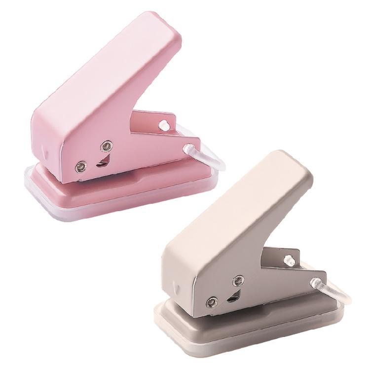 2 Pcs Handheld Hole Punch Single Hole Punch Paper Punch Small Punching Pliers 6mm Portable Hole Puncher for Cards Craft
