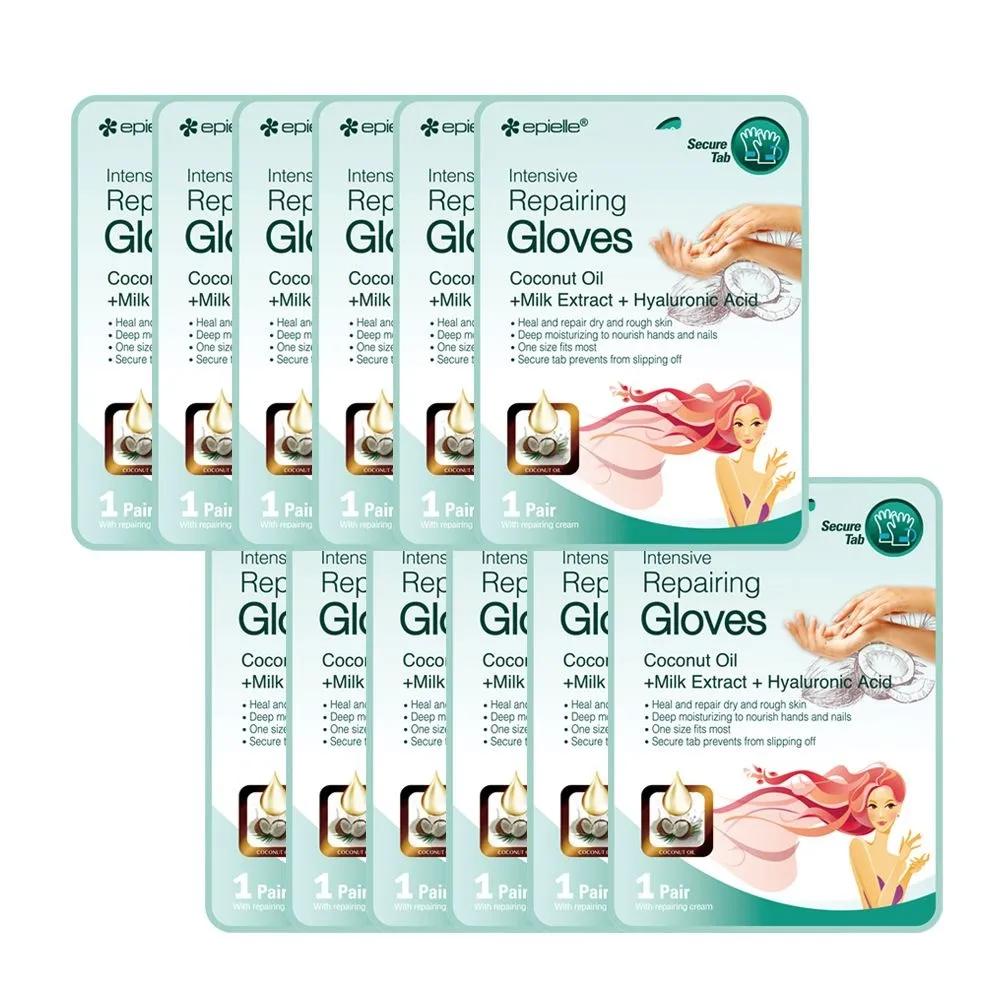 Epielle Coconut Hand Pack / Foot Pack 12 Hand and Foot Moisturizing Packs 01. Hand Pack 12 Pack