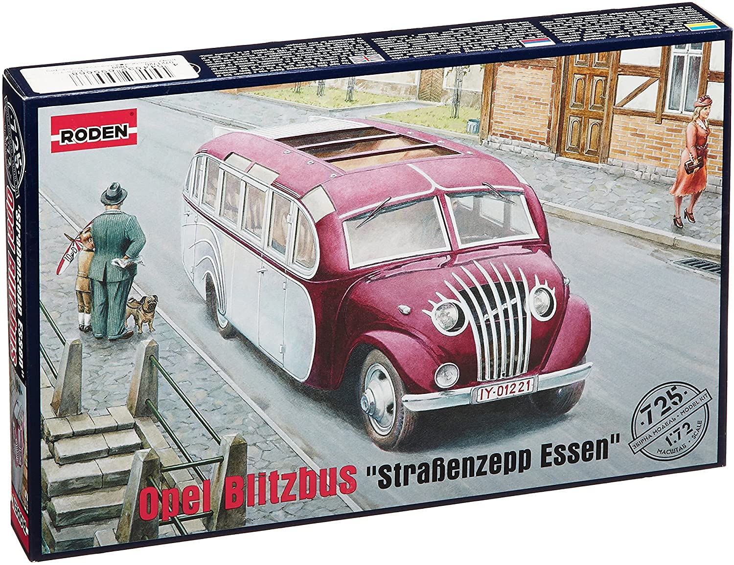 

Roden 1/72 Scale German Opel Provaganda Tourist Bus Road Zeppelin Essen 1930 Plastic Model Kit RE72725