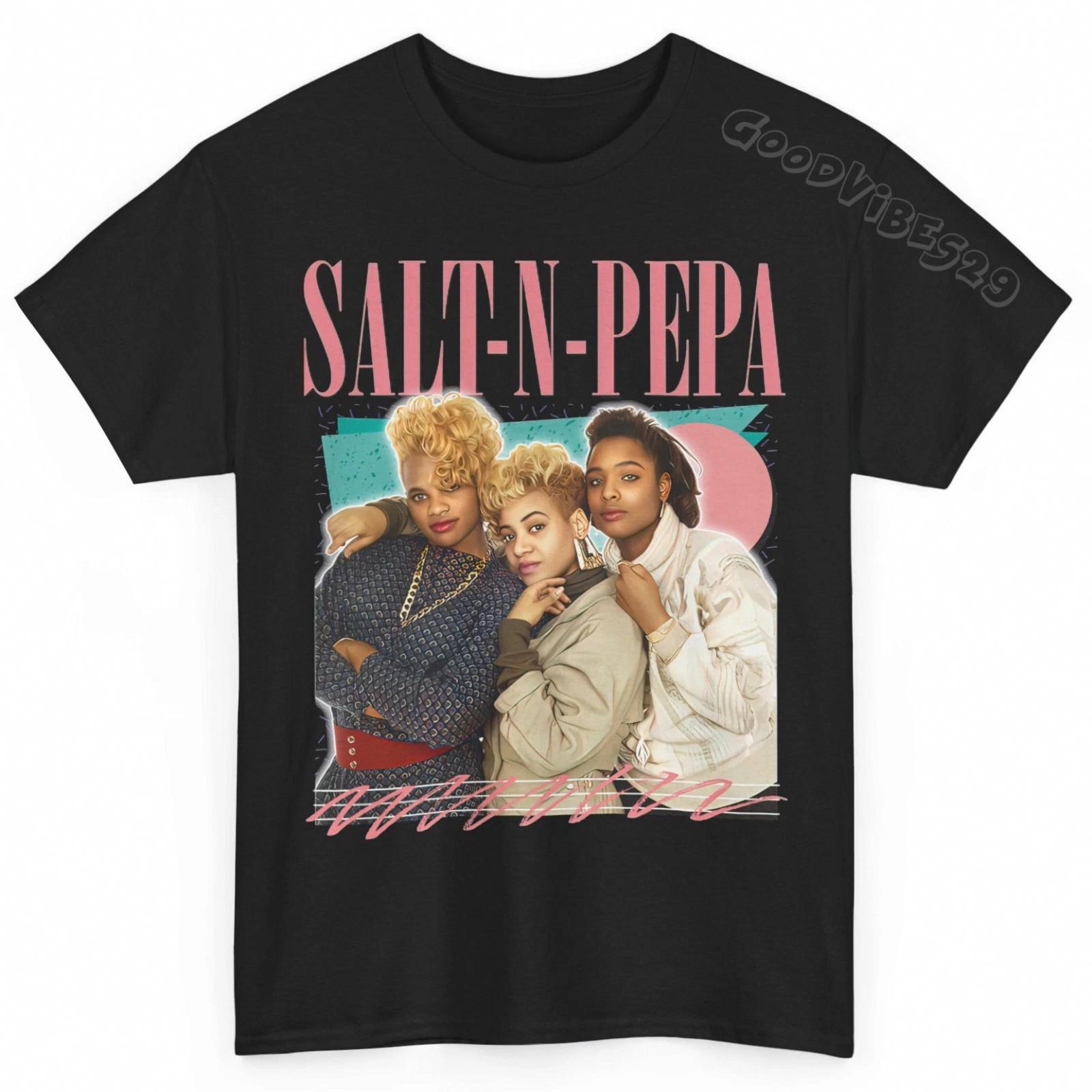 Salt N Pepa Vintage Aesthetic 90s Hip Hop Gift S-5XL T-Shirt Men Women Unisex XXXL