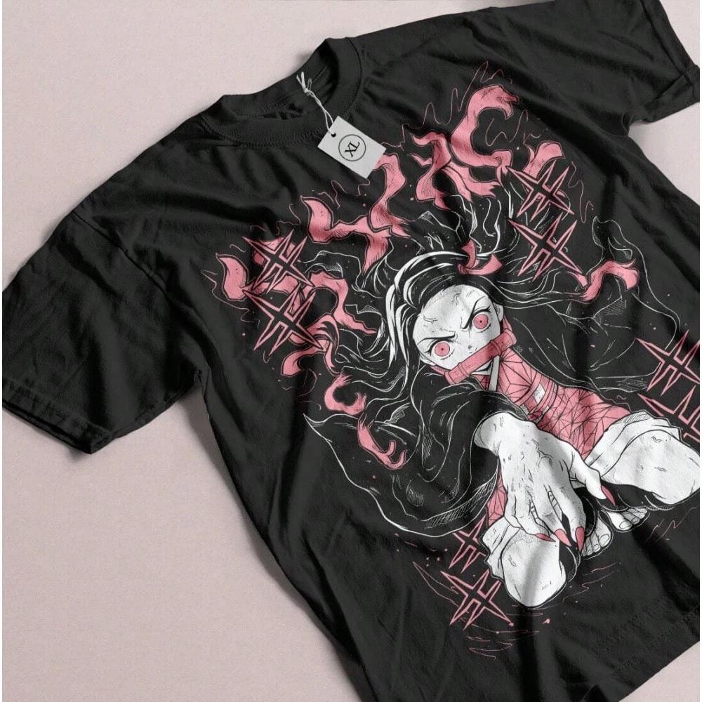 Nezuko Kimetsu No Yaiba Anime TShirt Unisex S
