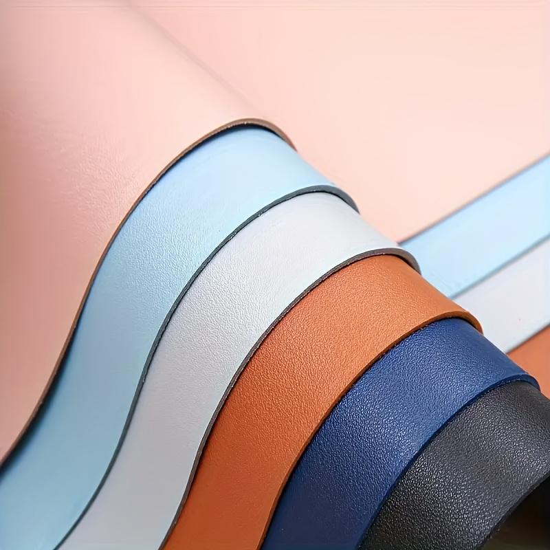 Faux Leather Desk Mat - Non-Slip, Waterproof, Stain-Resistant | Ideal for Office & Study | Available In Multiple Sizes | Pink, Smooth Finish, Desk Pad