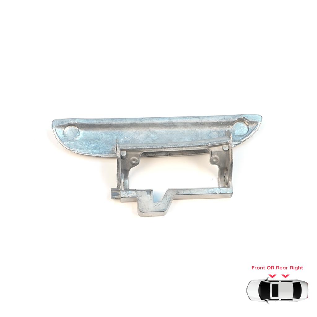 EDP1595-2 Äußere Metall-Türgriff für vorne oder hinten rechts für BMW 5er Reihe E39 1996-2003 4/5-türige Limousine Touring 51218245462 51218200664