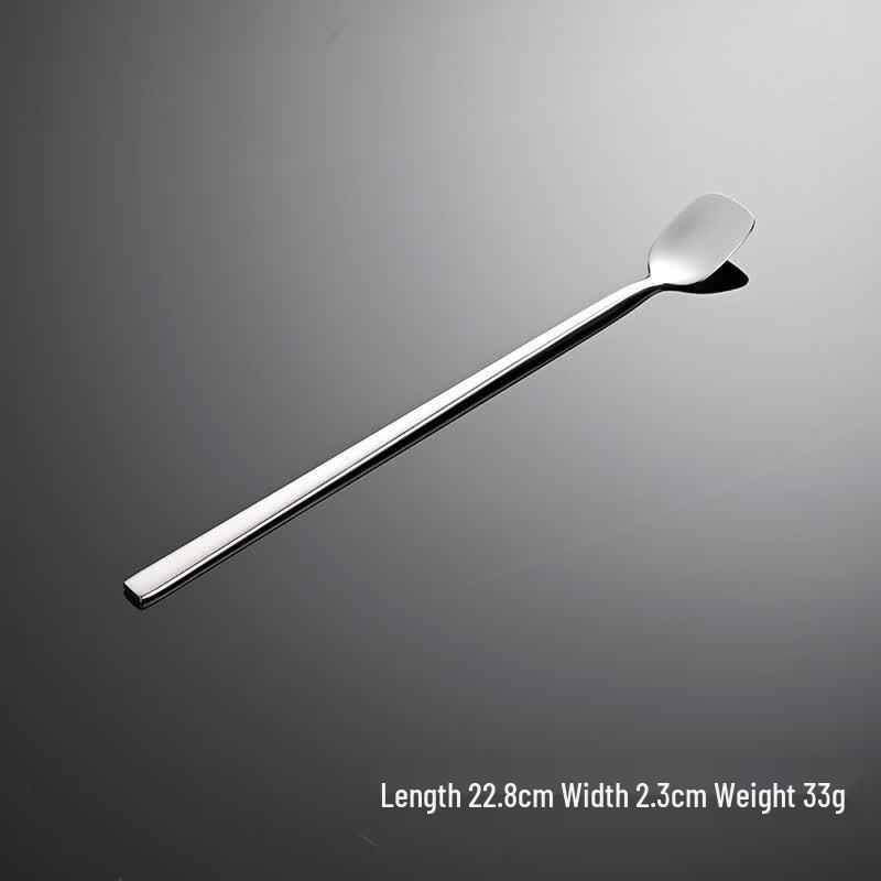 Qianxing Stainless Steel Long Handle Square Stirring Spoons