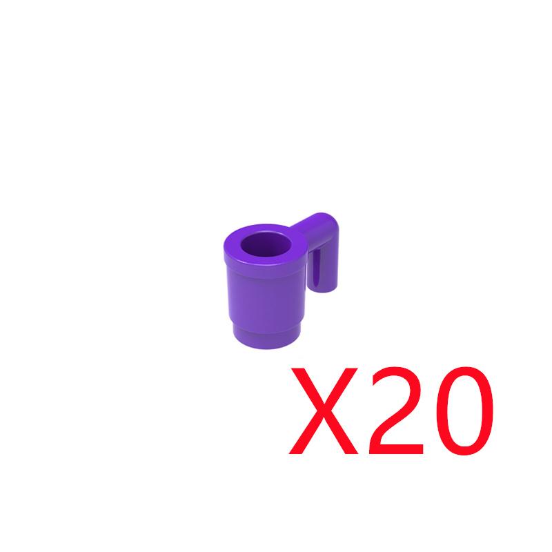 MOC City Building Blocks Character Scene Creative Accessories Mini Brick Color Wine Bottle Reagent Bottle Set Box Toy Gift X007