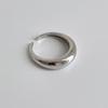 Silver Unique S925 Ring For Women With Eyecatching Geometric Features And Polish Sleek
