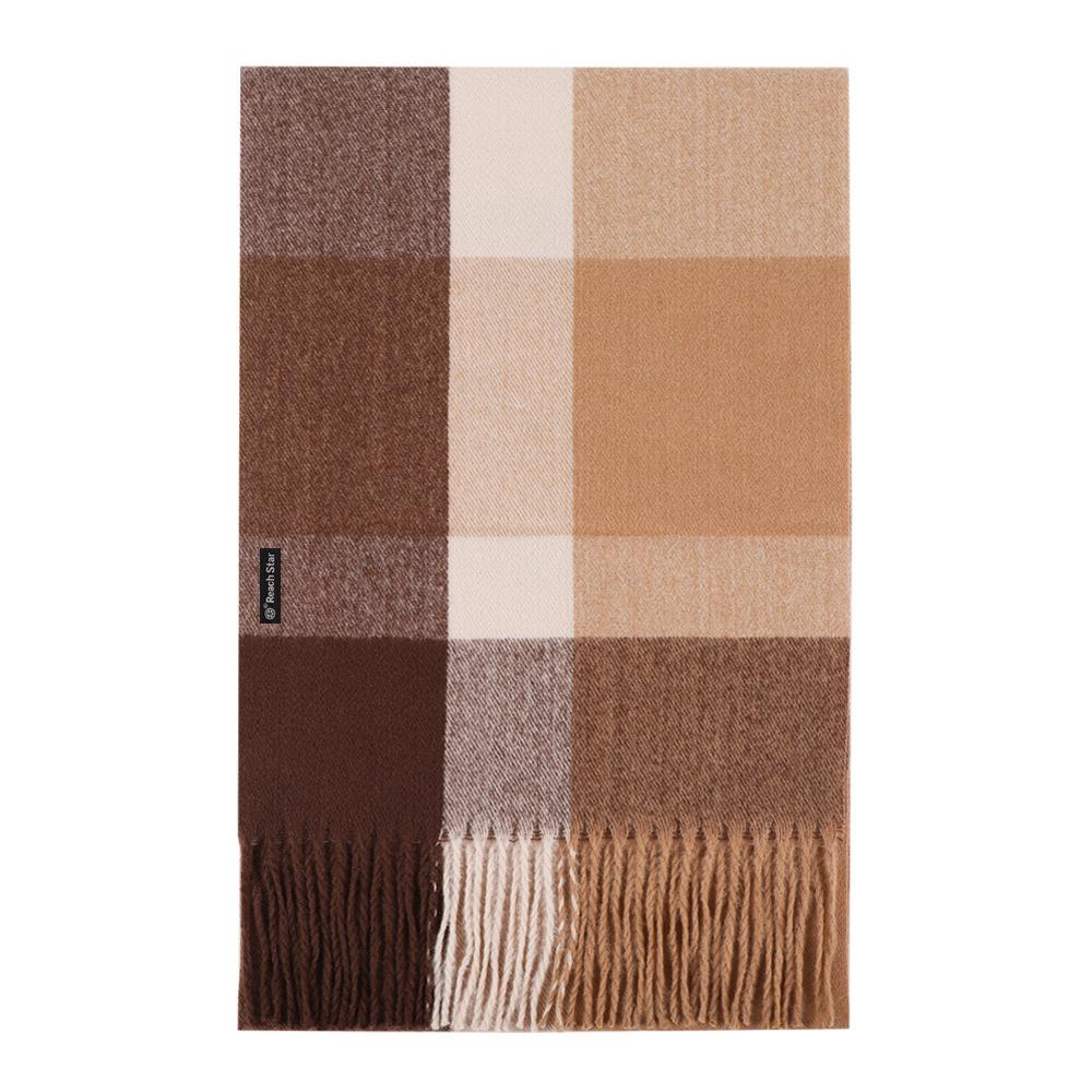 

Клетчатый шарф Девочки высококлассный смысл Осень и зима уличный тепло и холодостойкий модный подбор цветов утолщенный шарф универсальная шаль 200cm*32cm хаки